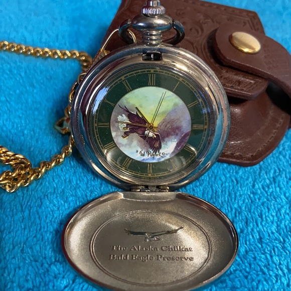 Alaskan Chilkat Pocket watch. - Picture 2 of 3